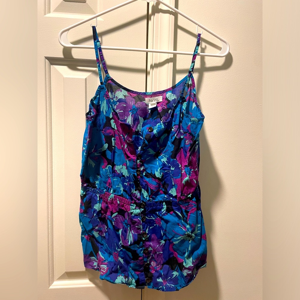 Beautiful Floral Peplum Top